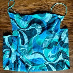 Multi blue color Zara dress